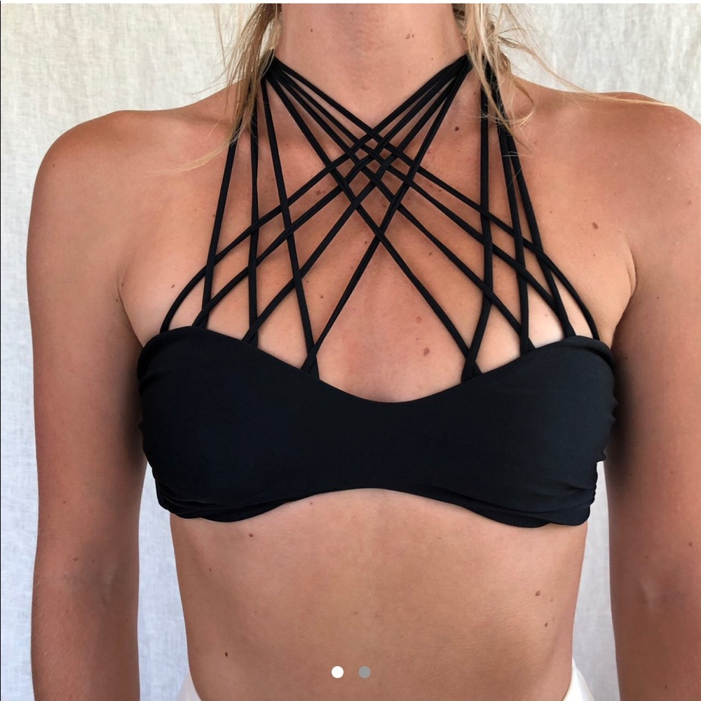 Mikoh Swimwear Banyans Multistring Bikini Top